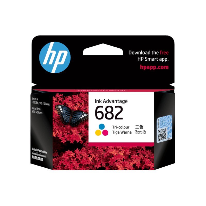 HP 682 Tri-Colour Ink Cartridge
