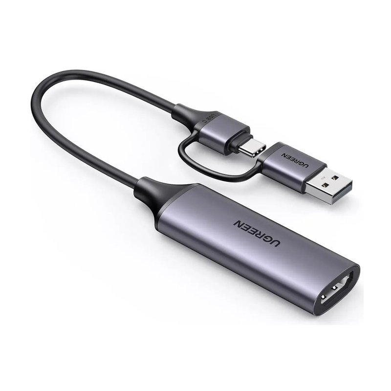 UGREEN HD Video Capture Card, USB & USB-C 1080P