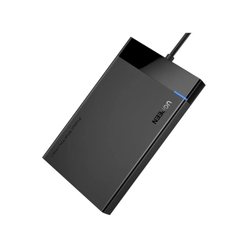 UGREEN 30847, SATA HDD/SSD Enclosure with Built-in USB 3.0 Cable