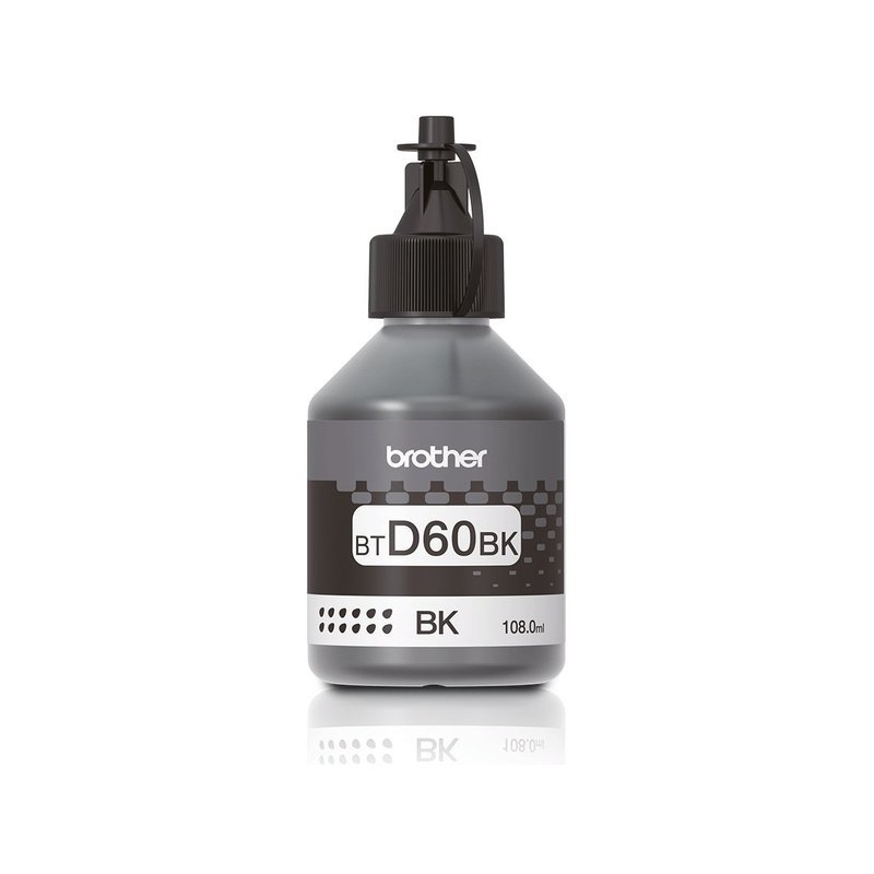 Brother BTD60 BK, Genuine Black Ink Bottle