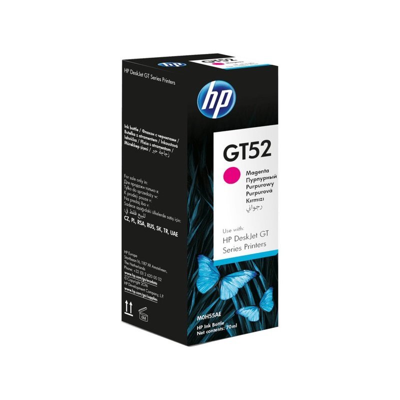 HP GT52 Magenta Ink Bottle