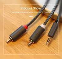 UGREEN 10512, 3m 3.5mm Male to 2RCA Male Audio Cable - view 2