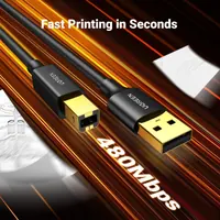 UGREEN 10350, 1.5m USB-A to USB-B Printer Cable - view 3