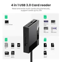 UGREEN 30333, USB 3.0 SD, microSD, CF & MS Card Reader - view 2