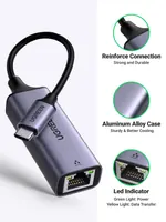 UGREEN 50737, USB-C to Gigabit Ethernet Adapter - view 2