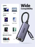 UGREEN 50737, USB-C to Gigabit Ethernet Adapter - view 3