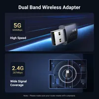 UGREEN 35264, Wi-Fi 6 Dual Band USB WLAN Adapter - view 4