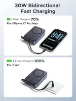 UGREEN PB567, 20000mAh 30W Magnetic Wireless Power Bank - view 3