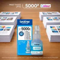 Brother BT5000C, Genuine Cyan Ink Bottle - view 2